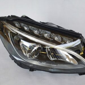 MERCEDES C-CLASS W205 HEAD LAMP, LED,+MOTOR,E-MARKED, LATE MODEL, L1 18-21