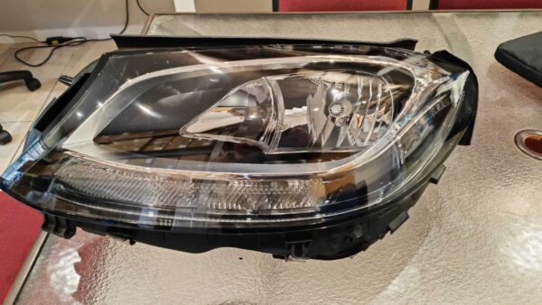 MERCEDES C-CLASS W205 HEAD LAMP, LED,+MOTOR, ELECTRICAL, HALOGEN, E-MARKED, EARLY MODEL, L1 14-18
