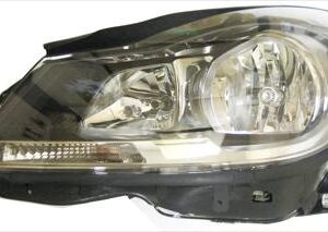 MERCEDES C-CLASS W204 HEAD LAMP,+MOTOR, ELECTRICAL, HALOGEN, BLACK, LH E-MARKED, LATE MODEL, L1 11-13
