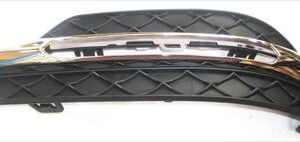 MERCEDES C-CLASS W204 FRONT BUMPER GRILLE,+FOG LAMP HOLE,+CHROME, MOULDING, AVANTGARDE, LATE MODEL, 11-13