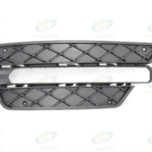 MERCEDES C-CLASS W204 FRONT BUMPER GRILLE,+FOG LAMP HOLE,+CHROME RIM CLS/ELG LATE MODEL, 11-13