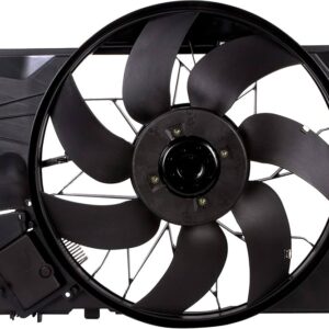MERCEDES C-CLASS W203 FAN ASSEMBLY, RADIATOR+AIRCONDITION, 180/200/40/80/20D/70D/320D LATE MODEL, 05-06 >CLK W209